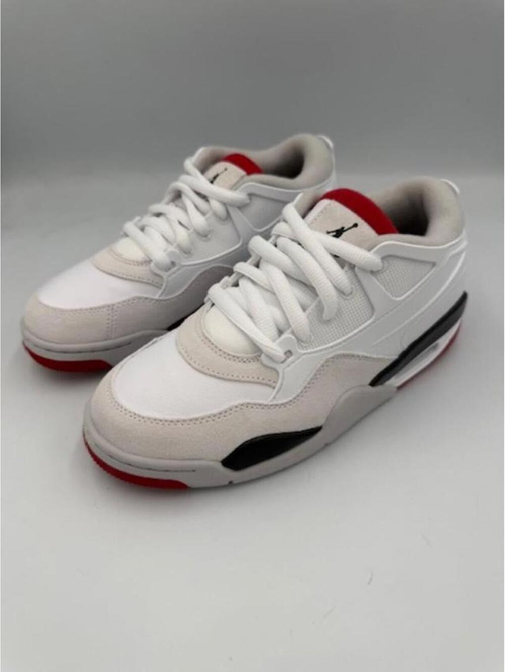 Nike Air Jordan AJ 4 RM - White Fire Red - Y5.5 / W7 New